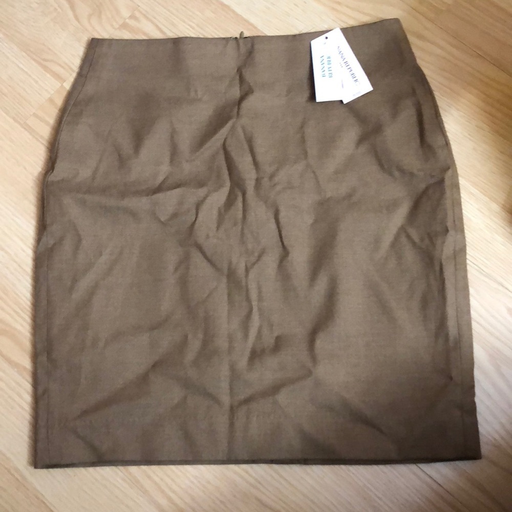BANANA REPUBLIC brown WORK SKIRT